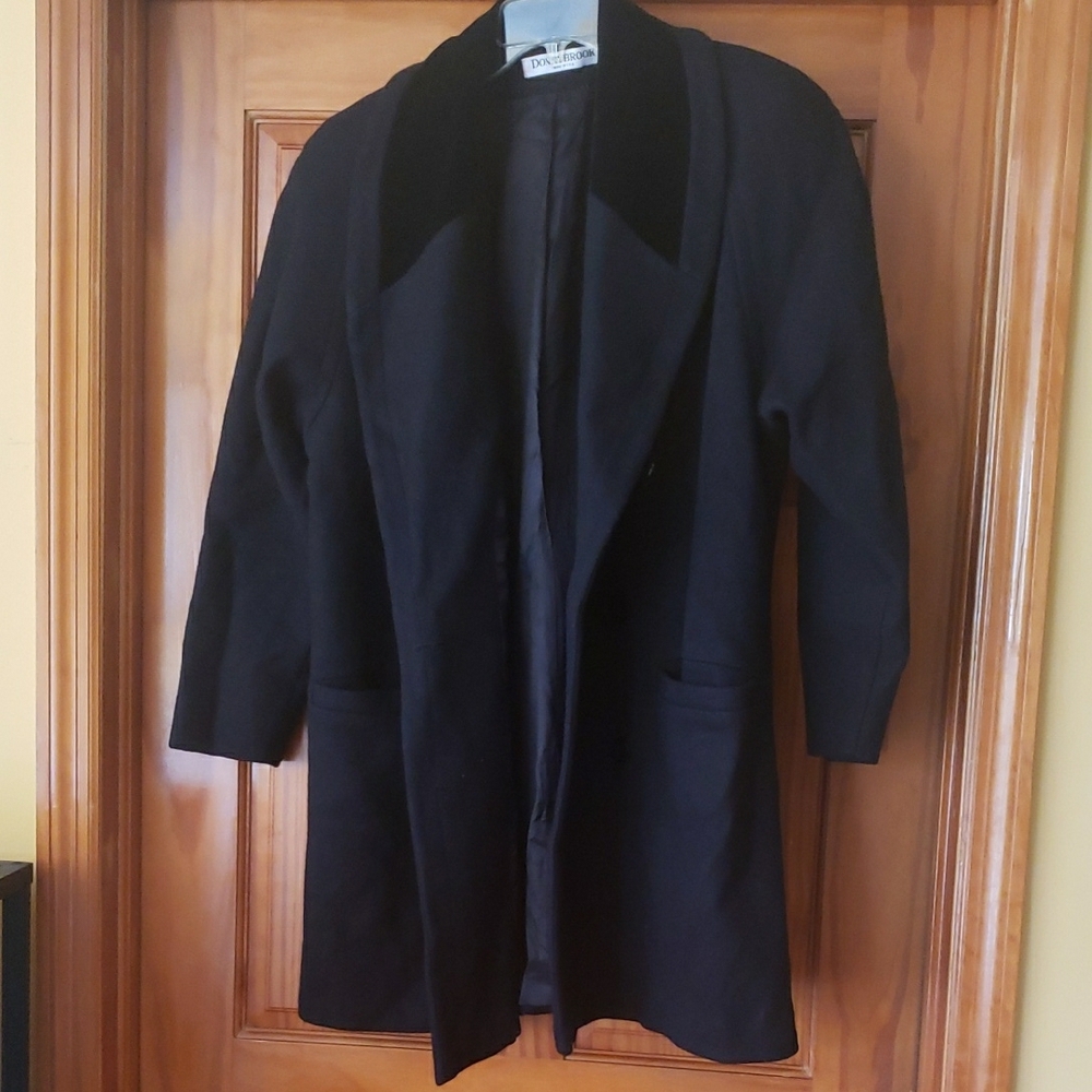 Bonnie Jean Black Trench Coat Modern Style